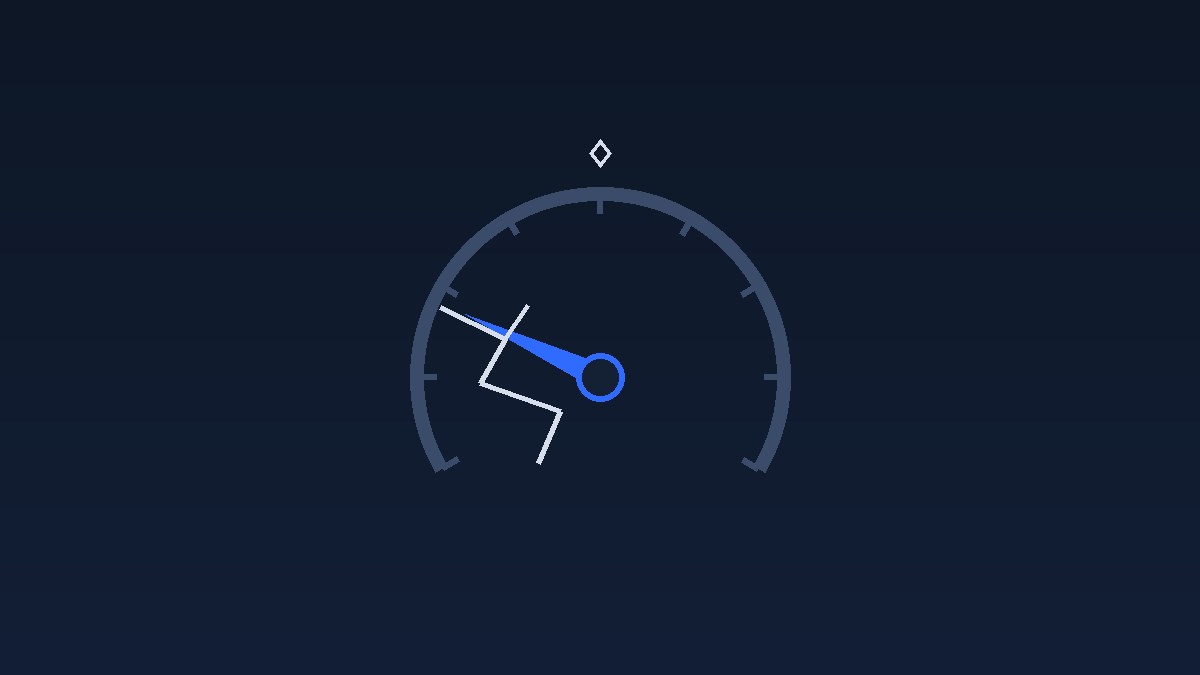 A gauge with a cracked face and a needle pointing away from true north